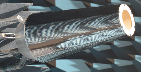 The SUGA GNSS antenna with sunshield. Credit: Fraunhofer IIS