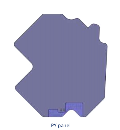 OneSat Py panel shape