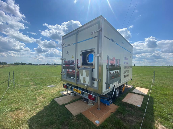 Optical Ground Terminal at KNMI test site