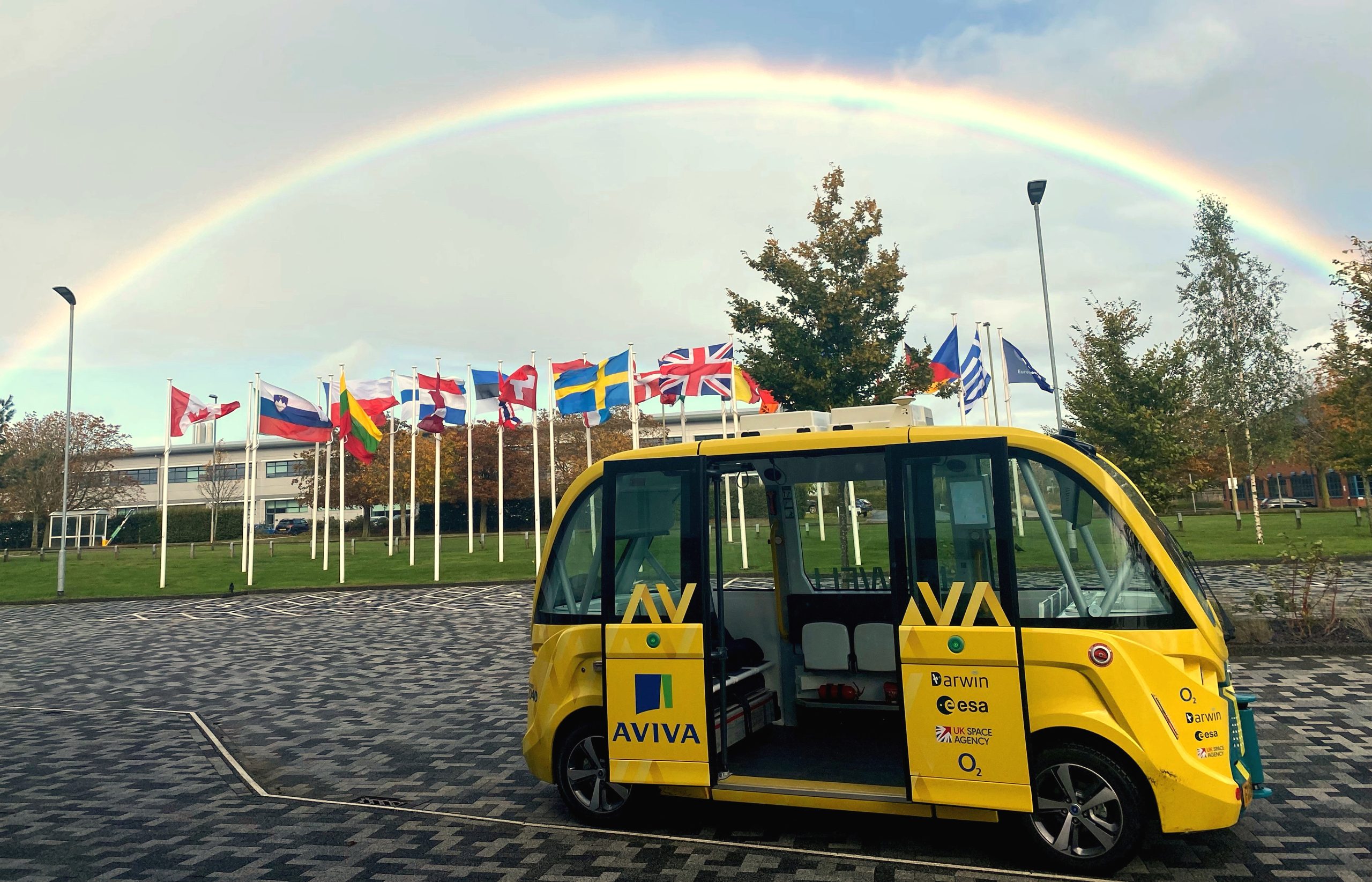 Autonomous shuttle at Harwell campus