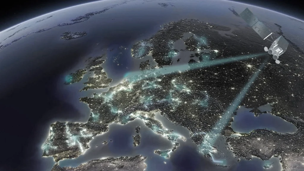 Euro QCI satellite illustration